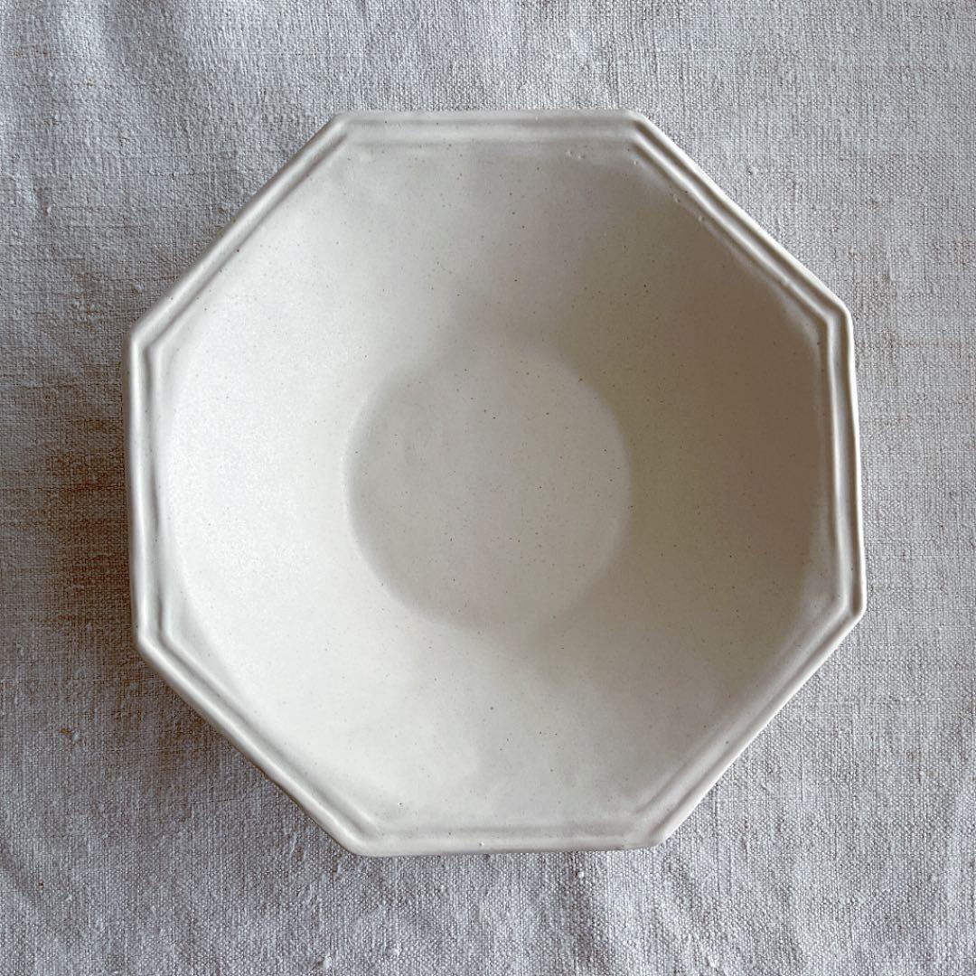 時代古作品❗】明治時代 在印○助印 織部焼 織部釉 鉄絵 山水図 茶碗