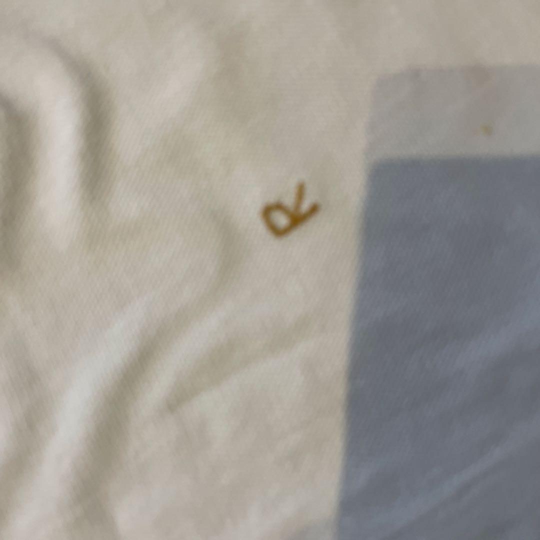 【新品・未使用】45R カノコのMキャミポロ ワイドシャツ ホワイト 刺繍