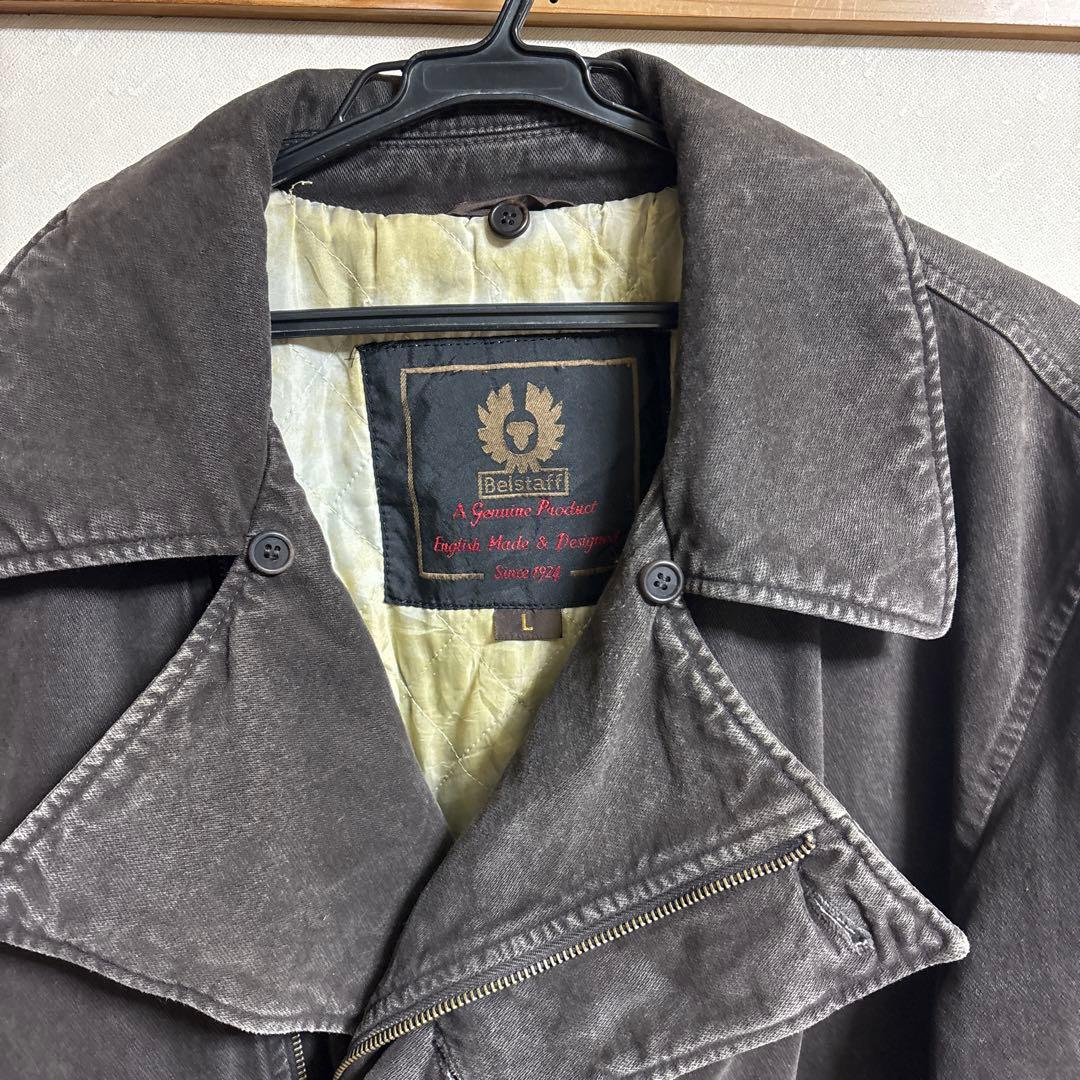 ベルスタッフ　belstff ジャケット　ライダース　コットン　イタリア製