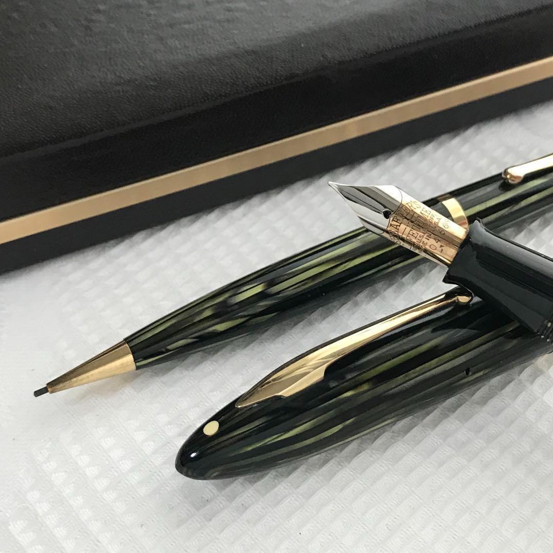 SHEAFFER LIFETIME、万年筆+ペンシル、ヴィンテージ 14K