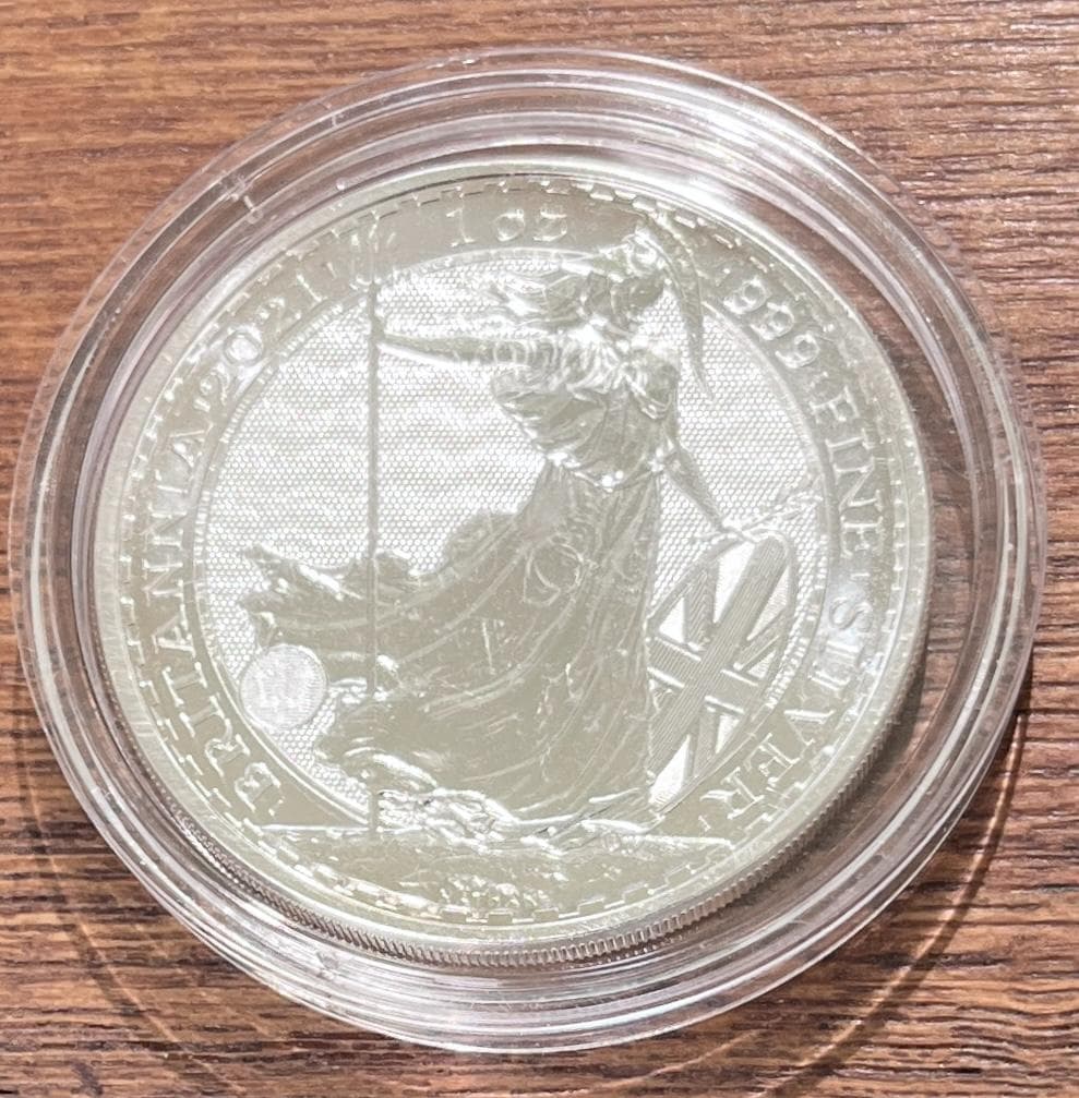 20021年 1oz シルバー ブリタニア コイン イギリス
