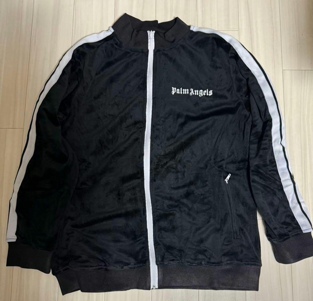 Palm Angels ベルベットジャケット 黒