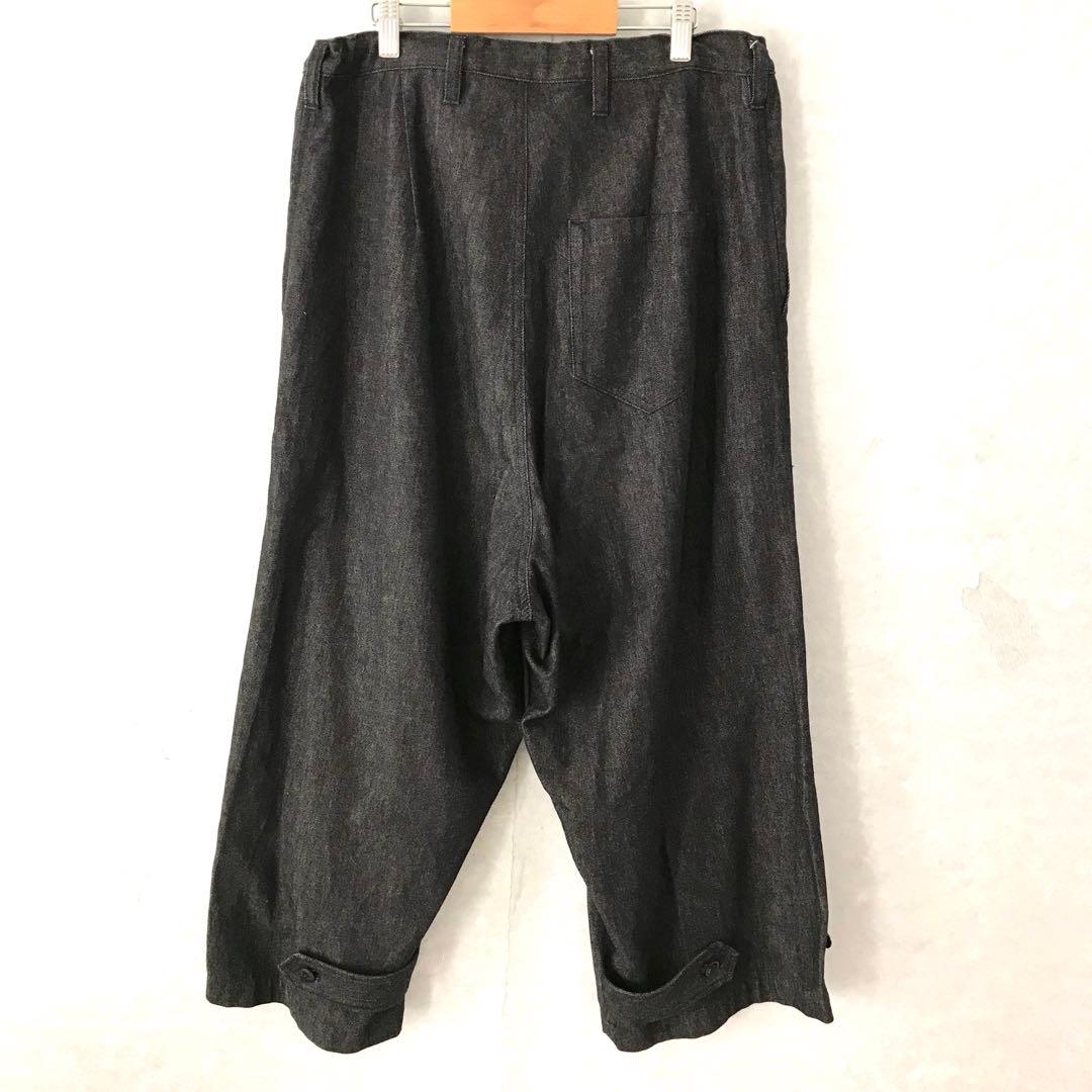 Y`s ヨウジヤマモト デニム サルエルパンツ 美品 ブラックデニム 1