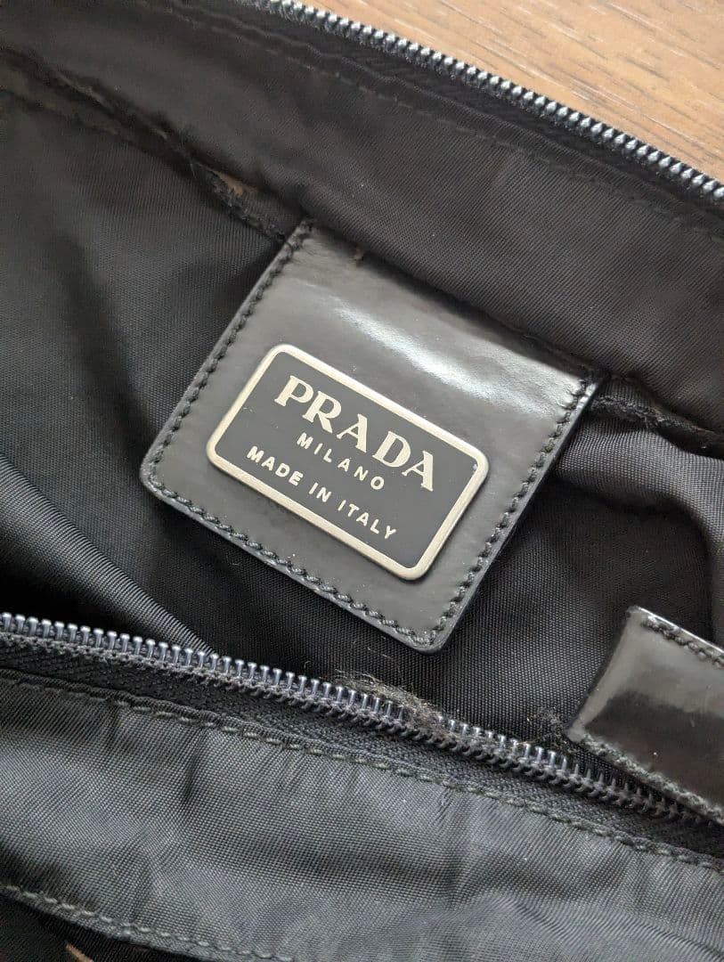 【正規品】PRADA プラダ ナイロン ショルダーバッグ 34白タグ有