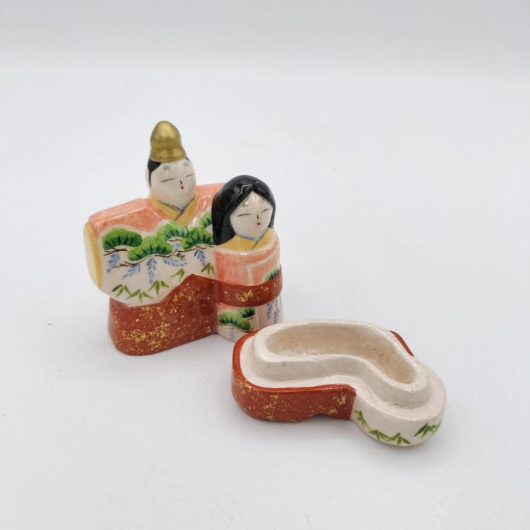 609 ひな 香合 桂楽 茶道具 小物入れ 古物 茶道 雛様 お雛様