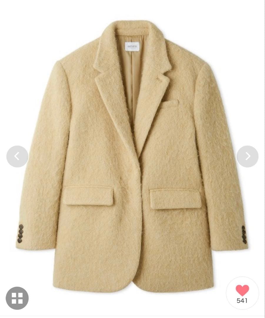 Amazon | [エミ] シャギーテーラードジャケットコート 13WFJ245013