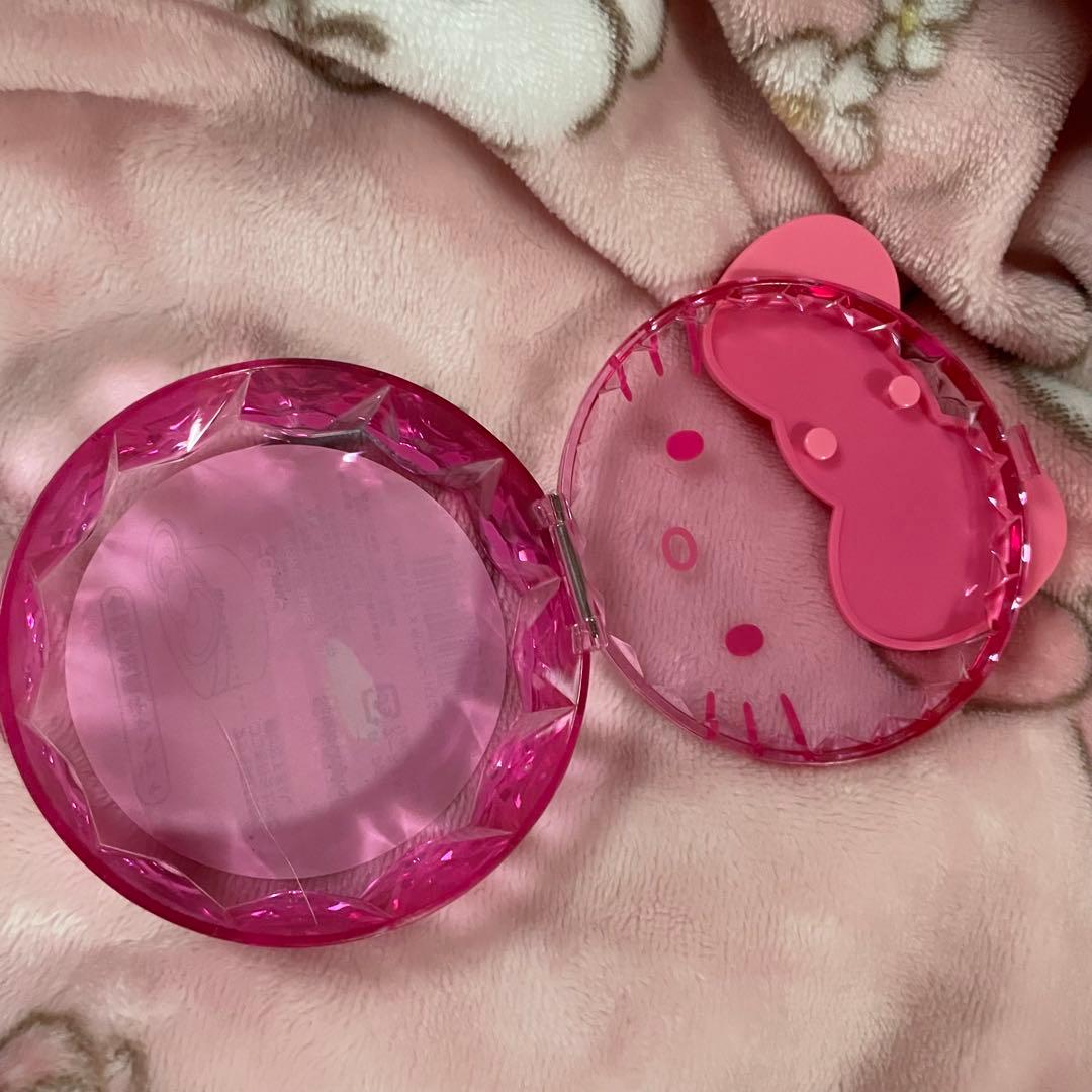 キティ　小物入れ　ケース　ピンク　リボン