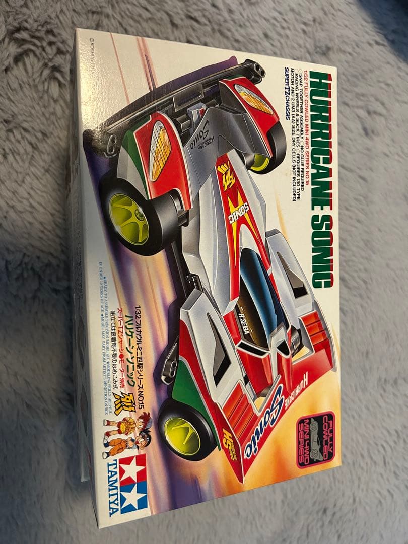 TAMIYA HURRICANE SONIC ミニ四駆キット XLARGE®︎ x TAMIYA ミニ四駆『HURRICANE SONIC』が国内12月28日に発売