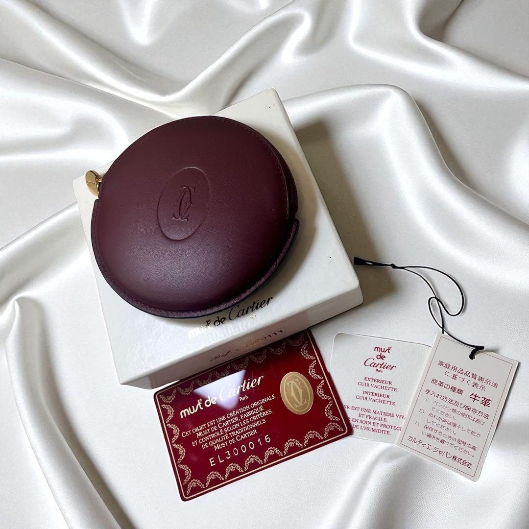 新品未使用✨ Cartier カルティエ ケース 牛革 ギャランティ 箱付