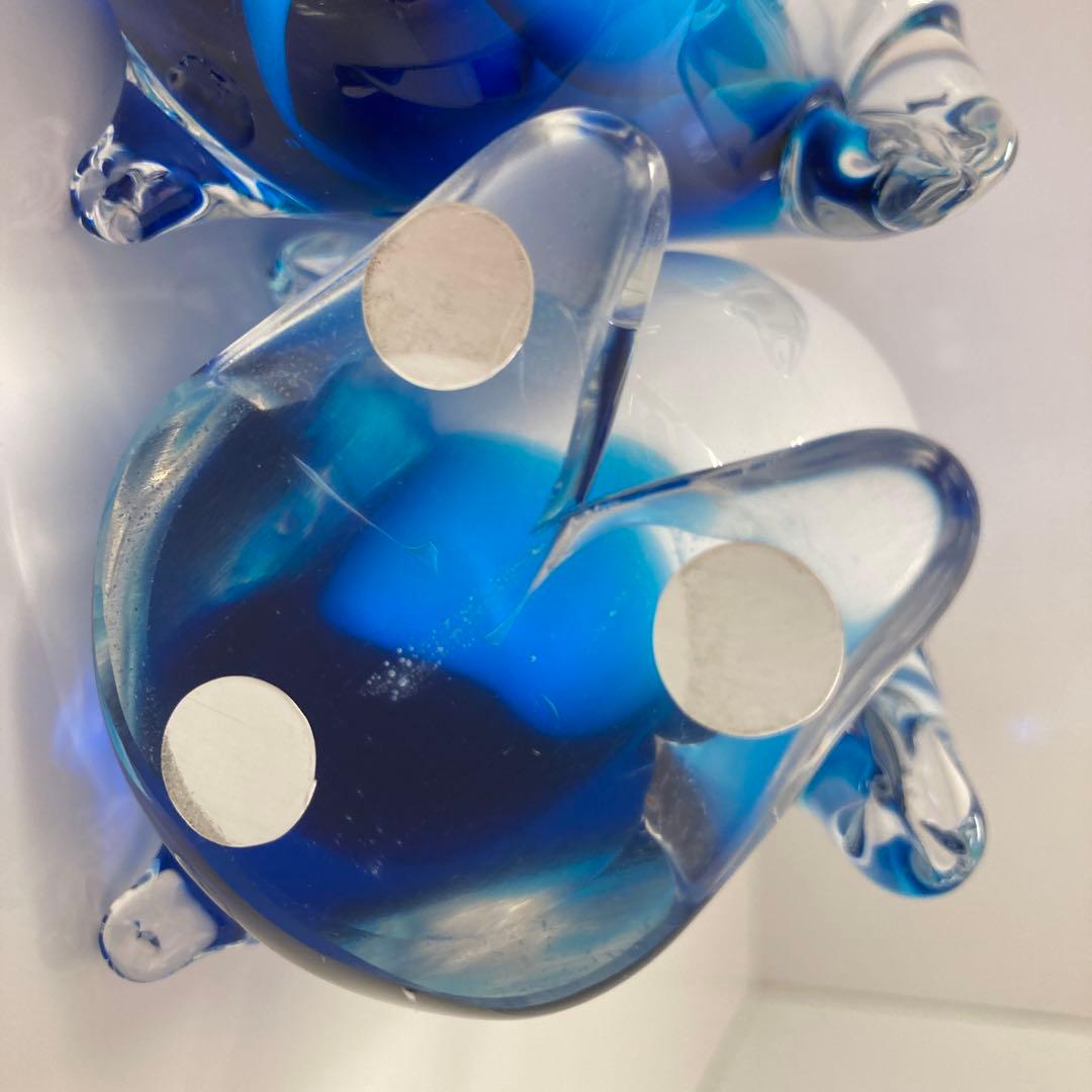 MultiGlass マルティグラス マルテイグラス ガラス工芸 ペンギン 親子