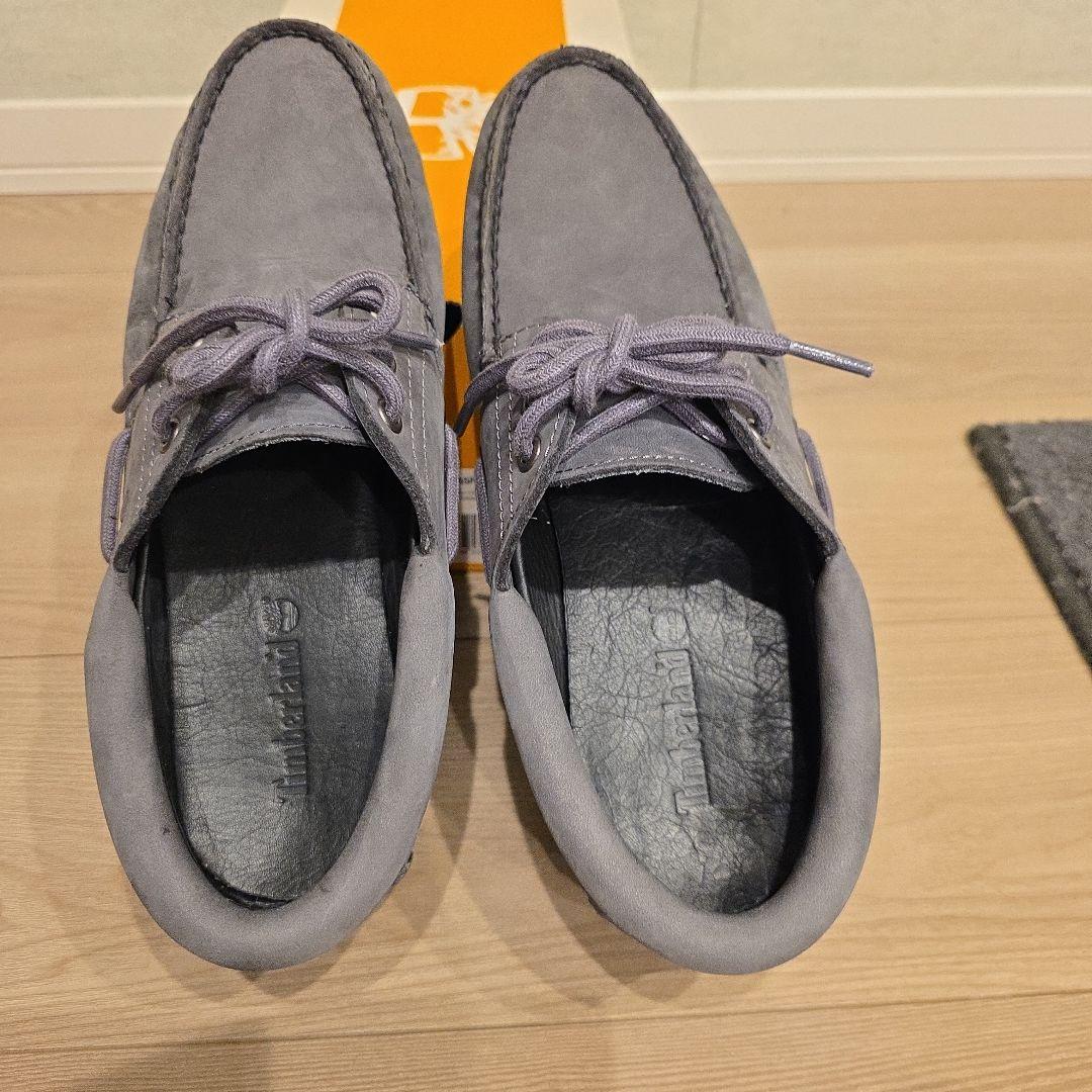 Timberland グレー モカシン