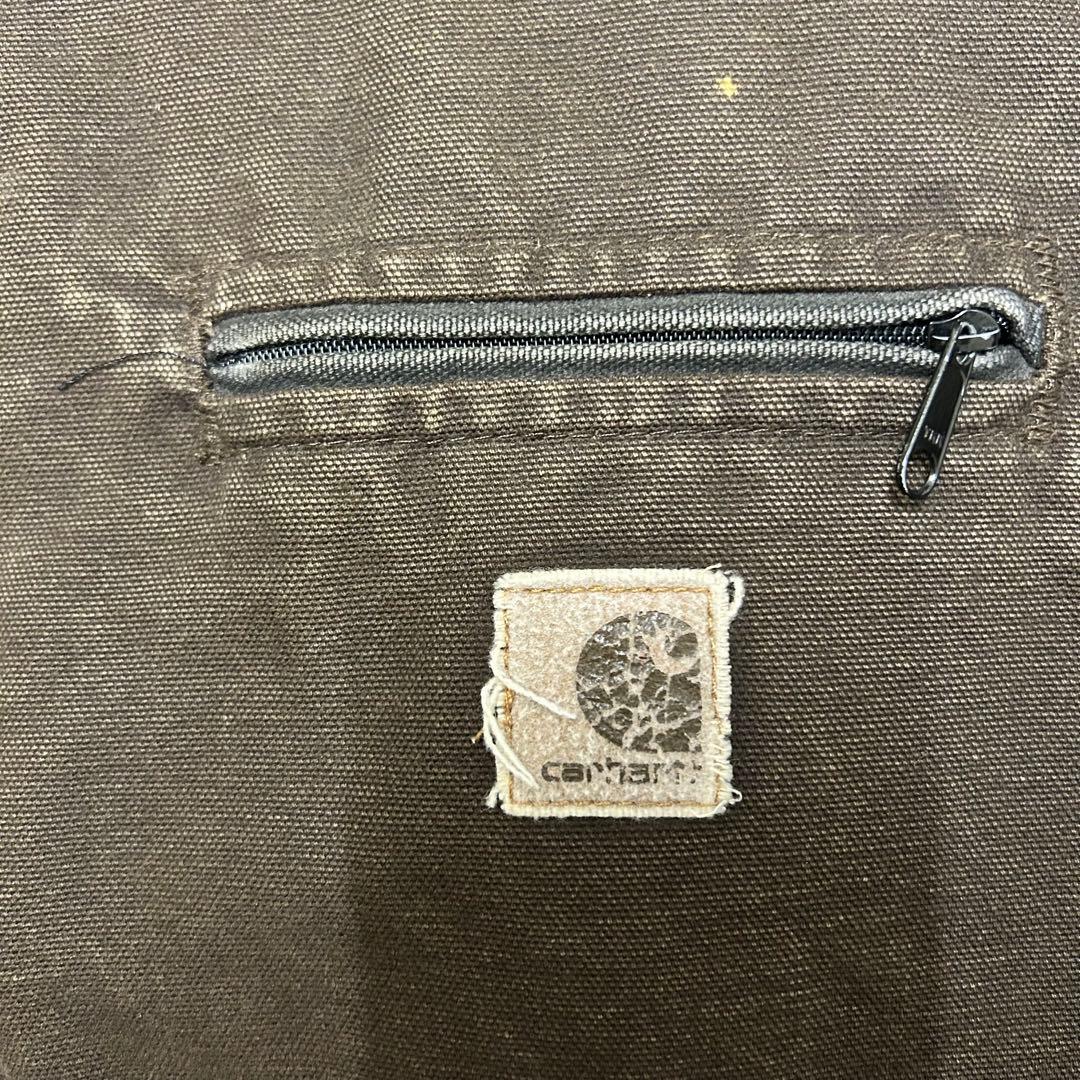 Carhartt カーハート　デトロイトジャケット ブラウン　XLサイズ　短丈
