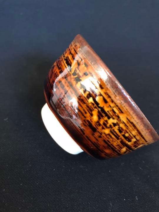 十代大樋長左衛門　大樋ぐい呑 共箱 共布 栞 本物保証K105