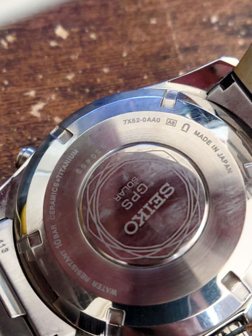 SEIKO ASTRON GPSソーラー 7X52-0AA0 　要オーバーホール