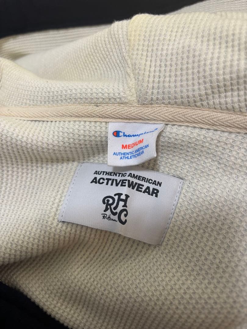 RHCロンハーマンchampionチャンピオンフーディーパーカーブラック厚手