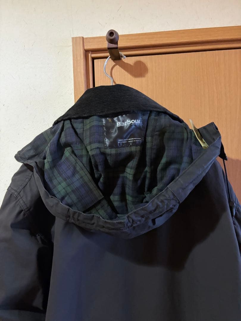 Barbour BORDE ヴィンテージ　フード付