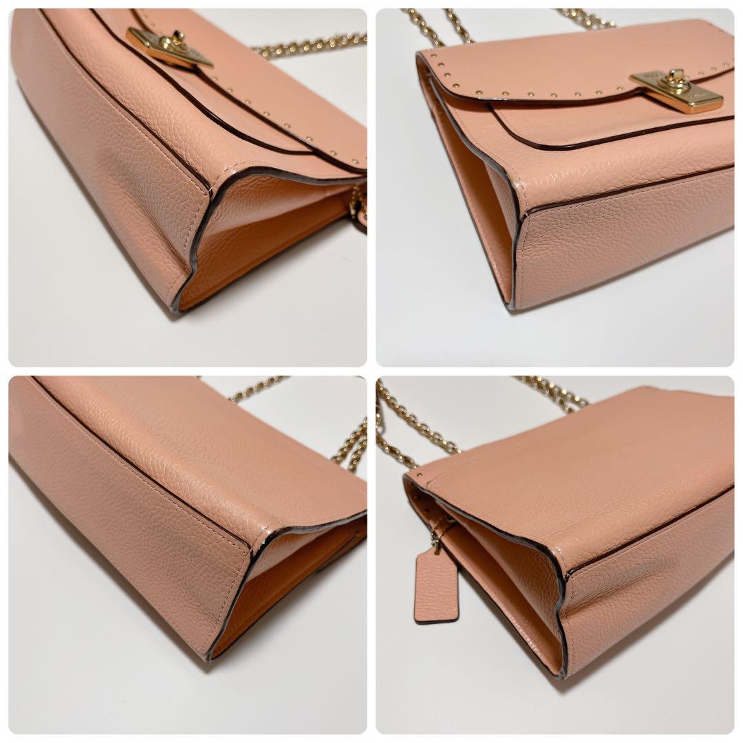 【希少カラー】COACH コーチ レーン ショルダー バッグ ウィズ リベット