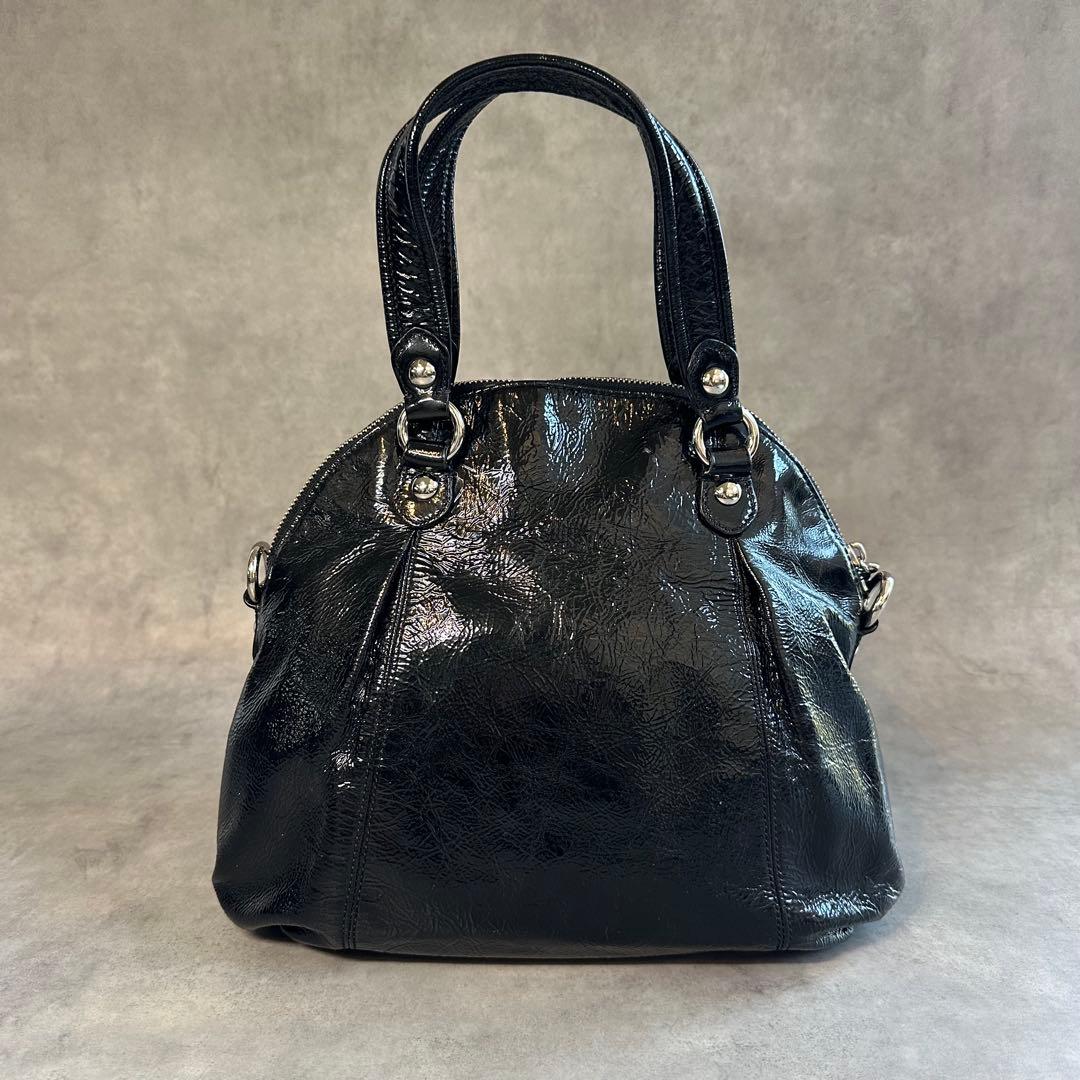 バッグ Y2K COACH POPPY Patent leather handbag