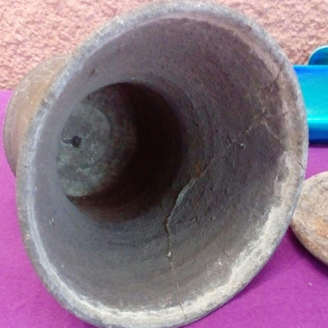 土器？詳細不明アンティーク店で購入した訳の分からない素焼き古い陶磁器コレクション