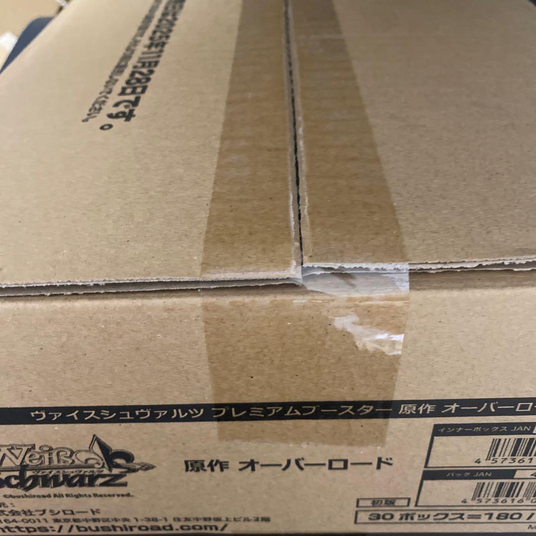プレミアムブースター 原作　オーバーロード　未開封　1カートン　プレブ　オバロ
