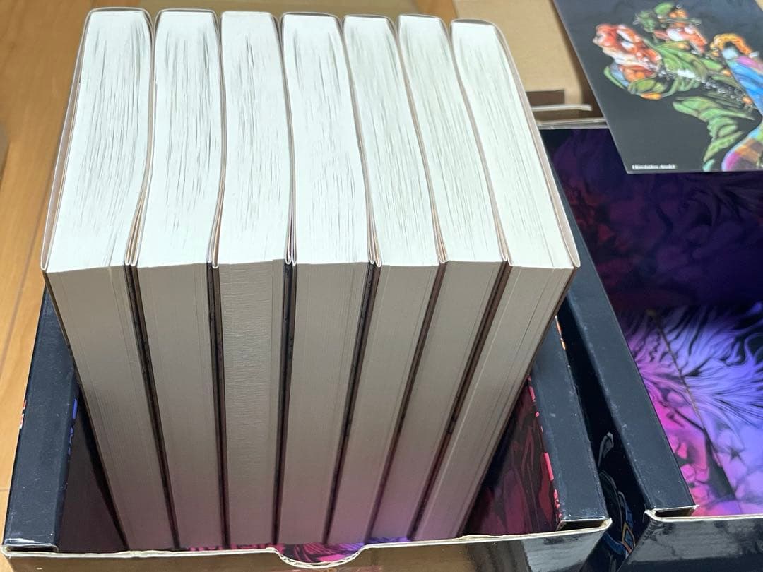 ジョジョの奇妙な冒険　文庫　1〜5部　全BOX特典ポストカード付き　【美本】