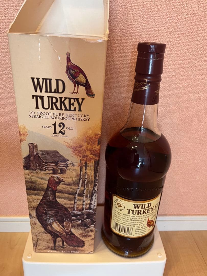 WILD TURKEY（ワイルドターキー）12年【希少・旧ボトル】 - メルカリ