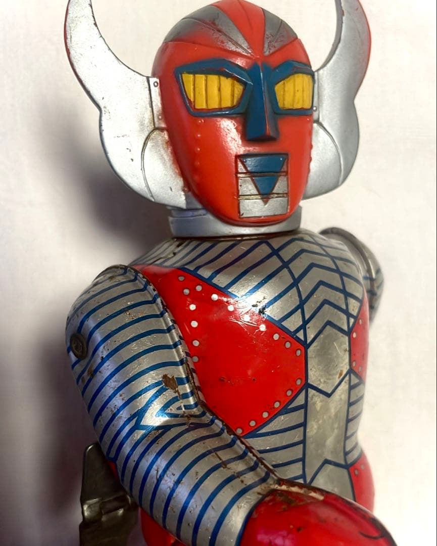 電人ザボーガー ブルマァク フィギュア ブリキ ゼンマイ 二足歩行 当時物