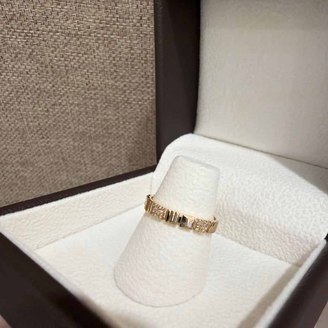 COCOSHNIK k10ダイヤモンドリング