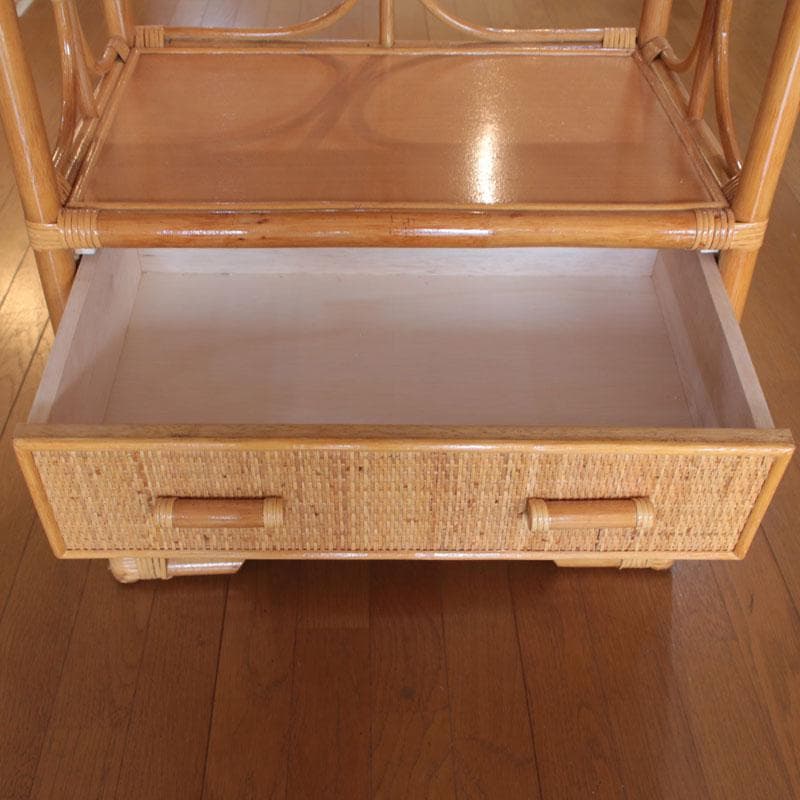 ラタン製ラック オープンラック 籐家具 棚 ナチュラル 214-1333 - メルカリ