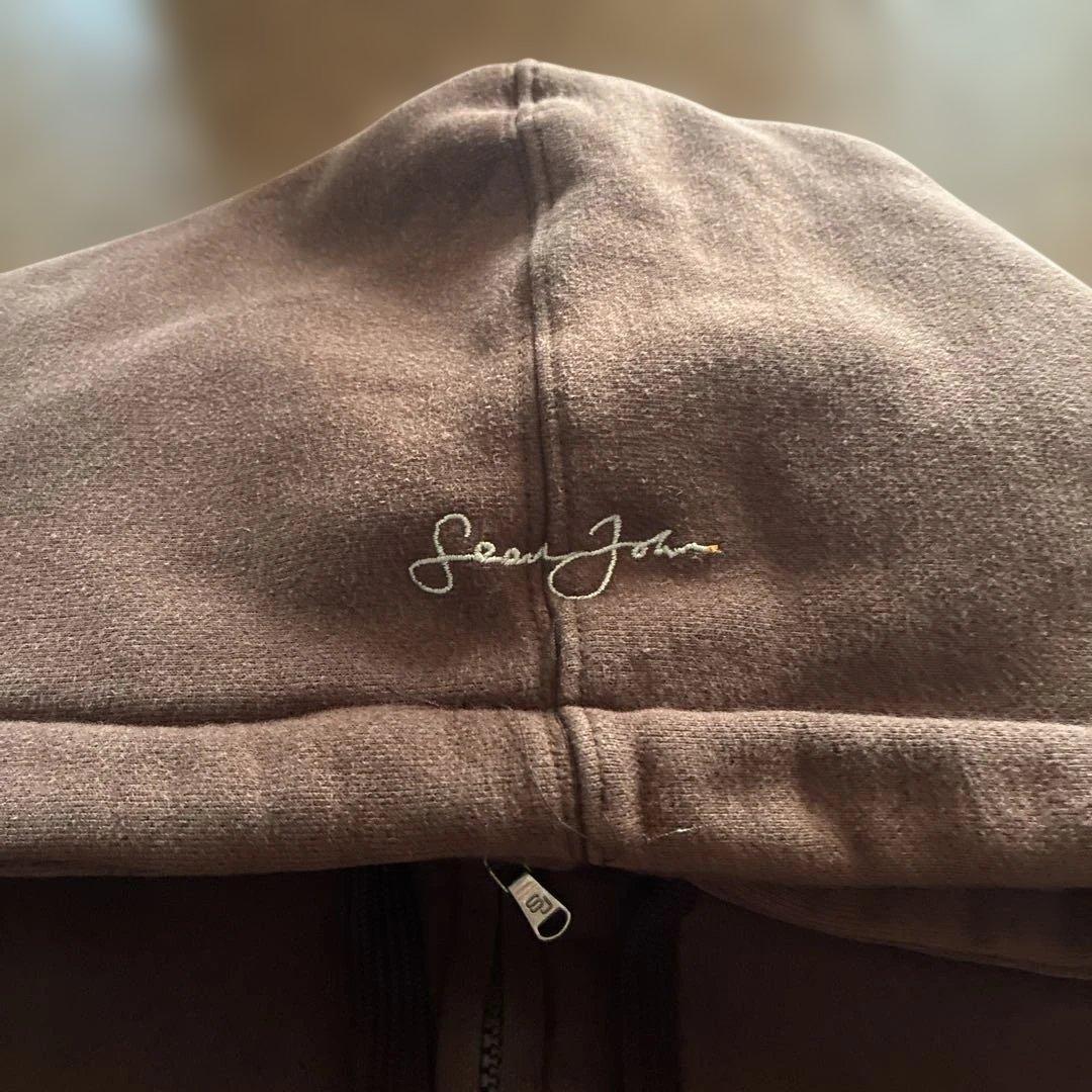 SEAN JOHN ジップパーカー ショーンジョン y2k b系　ブラウン