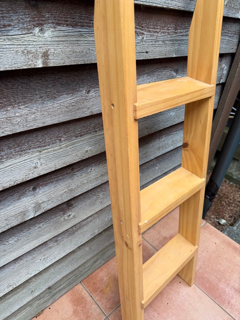 ロフトベッド　木製　シングル　ウッド