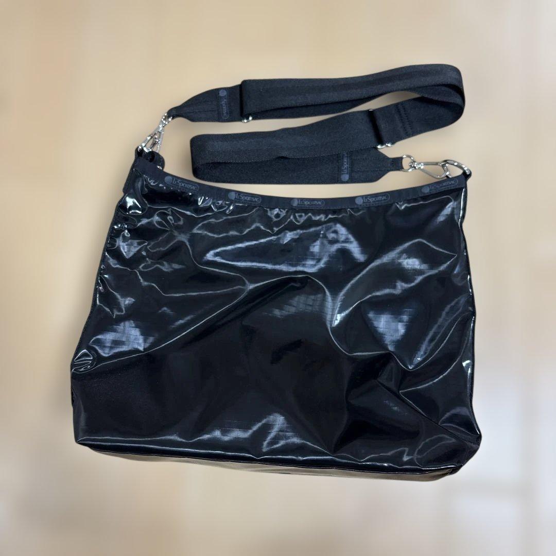 ま*ん様 レスポ　ブラックシャイン　ショルダー