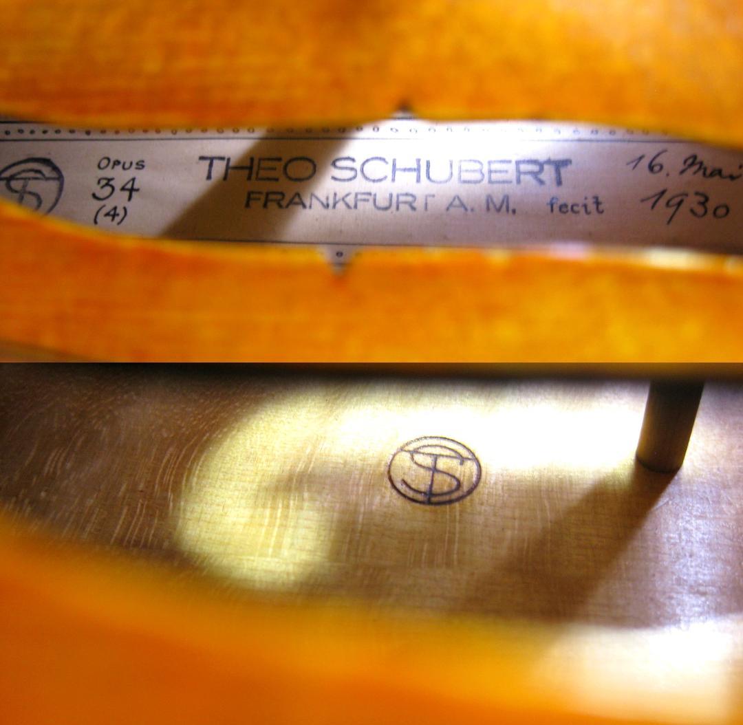 【モダンドイツ】 Theo Schubert 1930年製 ビオラ 16インチ