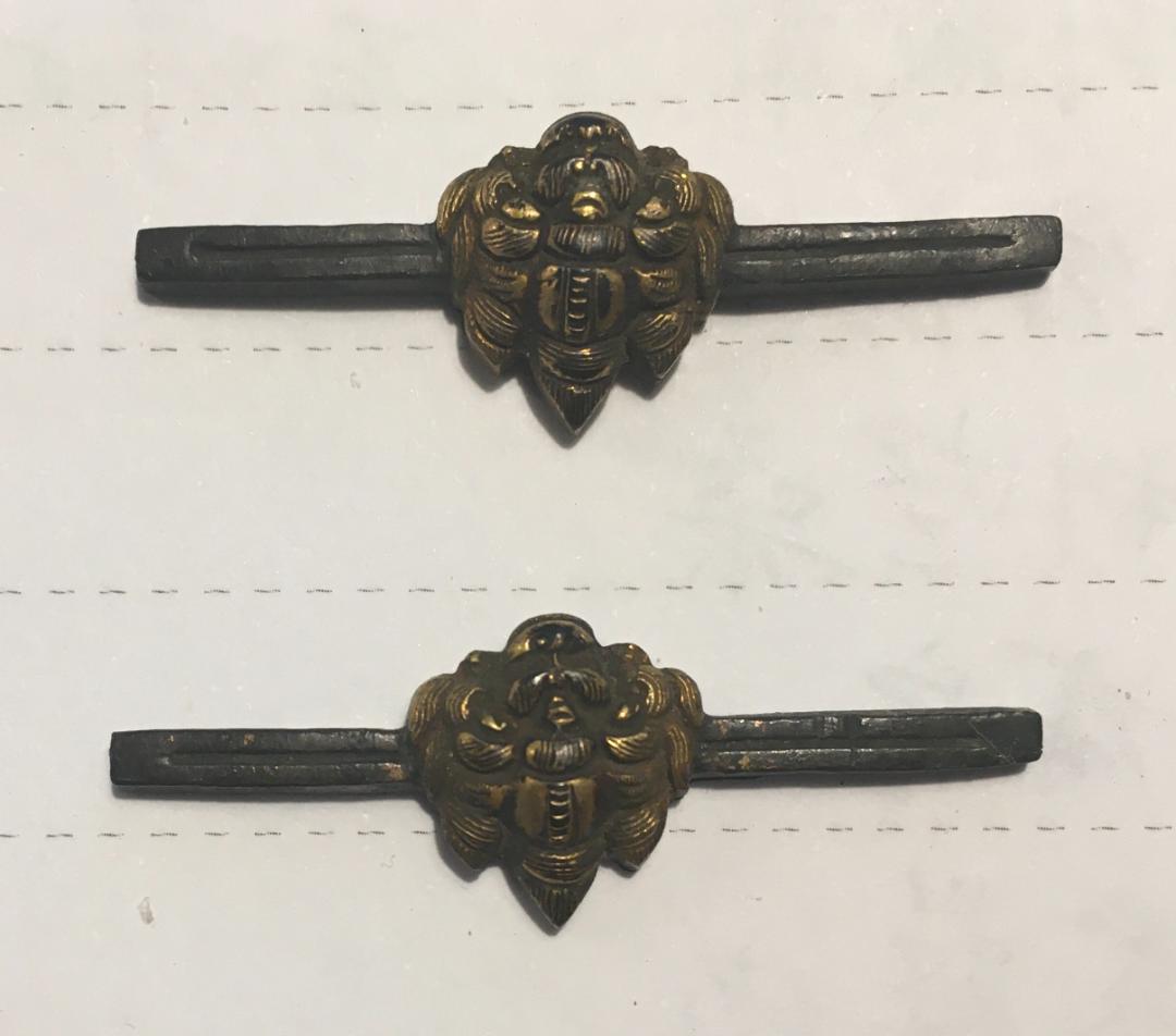 刀！[目貫・一対・刀の部品]／武具・刀剣