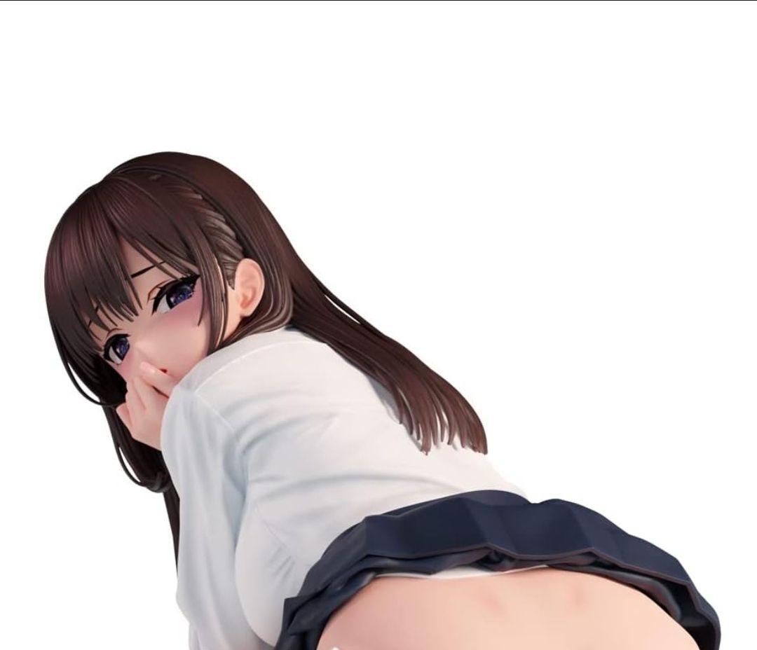 B'full しゃがみJKさん 1/7スケール フィギュア