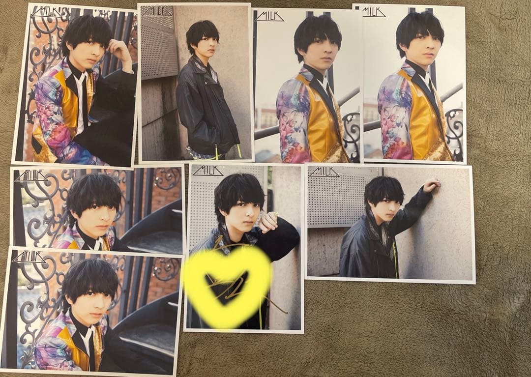 M!LK 吉田仁人 直筆サイン入り 生写真 生写真(男性)/ダンス＆