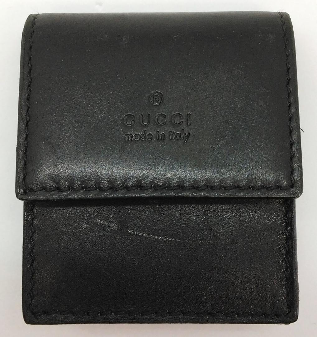 グッチ 置時計トラベルクロック 保存ケース有 クォーツ 中古品 (149085