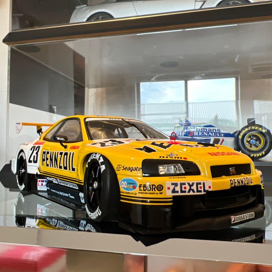 オートアート製2001年JGTC日産R34GTRペンズオイルゼクセル