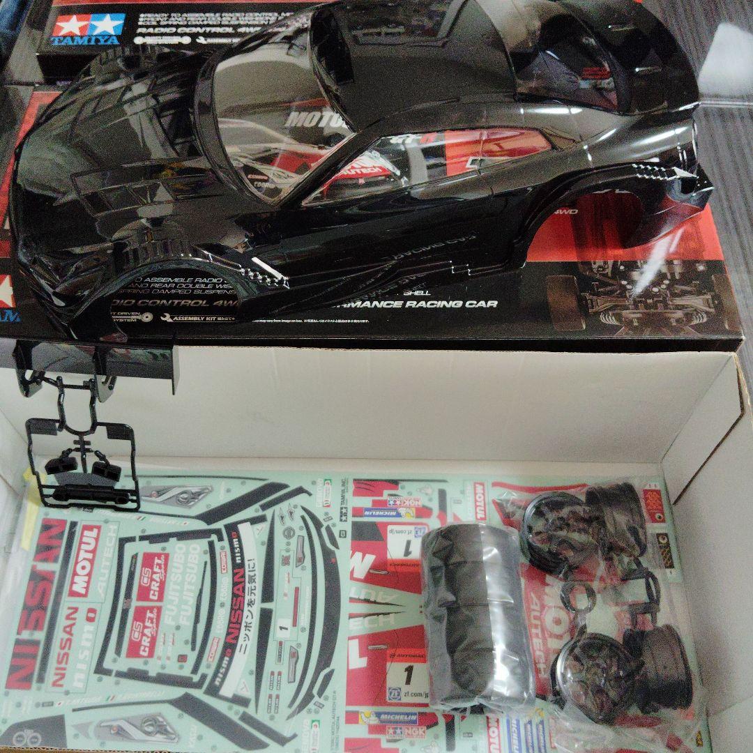 タミヤ 1/10 TT 02ボディ専用タイヤホイール付き まとめ売り。