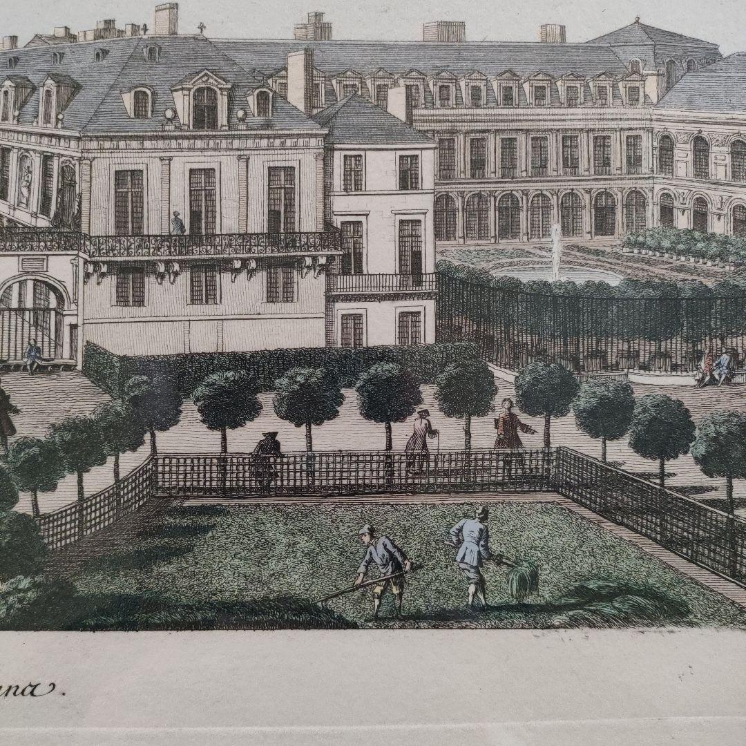 大判銅版画『オルレアン公モンシニョール殿下王宮』、ルーブル美術館