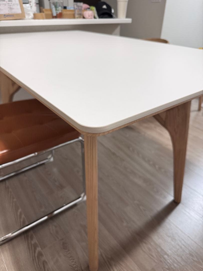 MUTUKI ダイニングテーブル140cm 北欧風　セラミック天板　2人4人