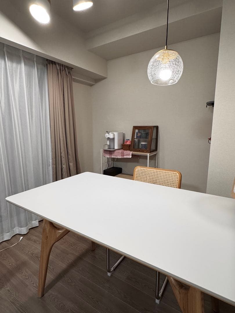 MUTUKI ダイニングテーブル140cm 北欧風　セラミック天板　2人4人