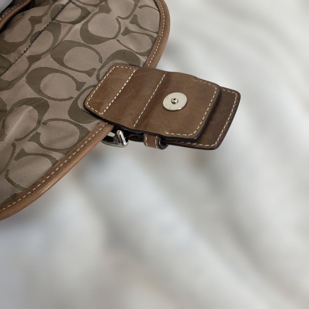 【美品】コーチ ソーホー ワンショルダー ハンドバッグ レザー キャメル