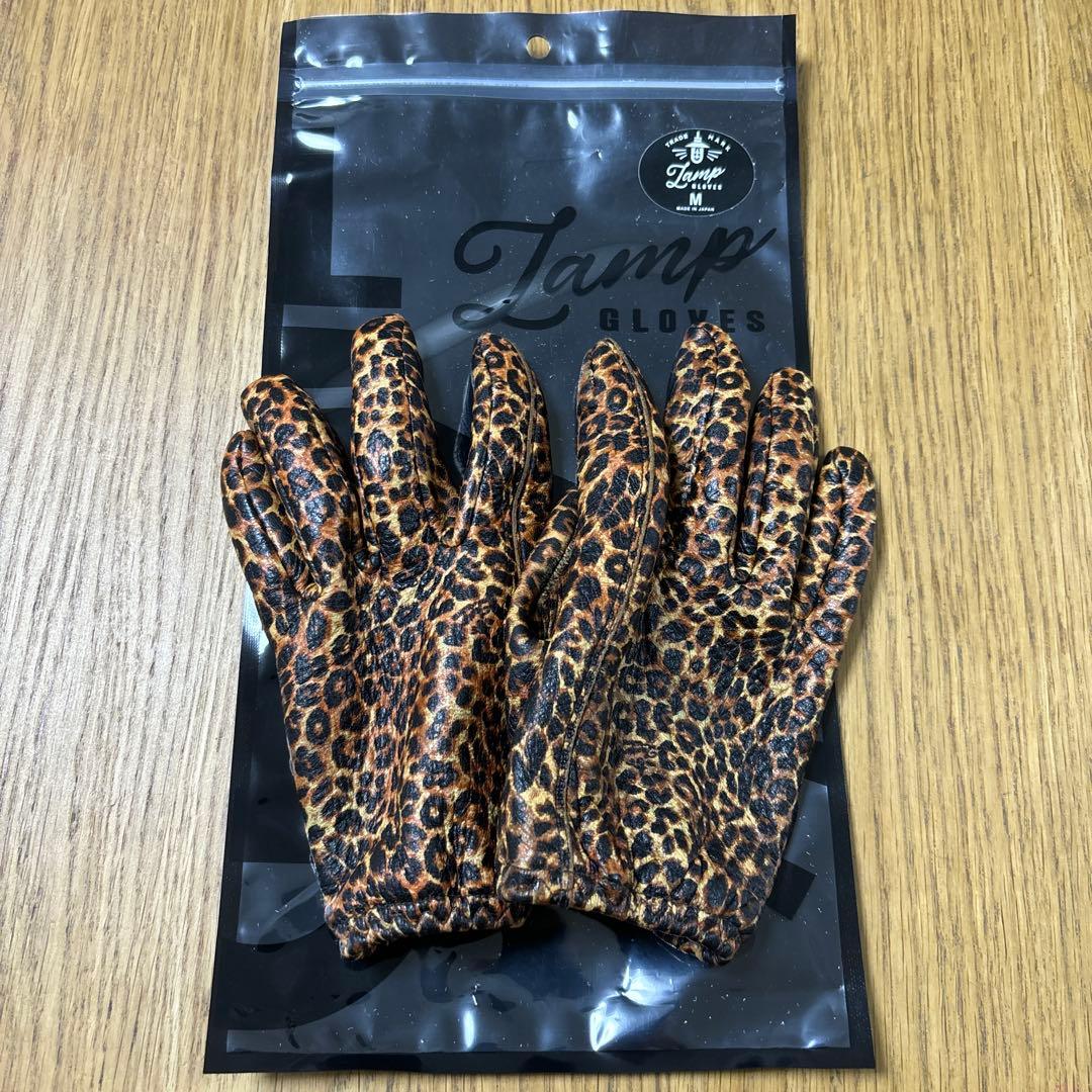 LAMP GLOVES SHORTY LEOPARDランプグローブス Mサイズ LAMP GLOVES