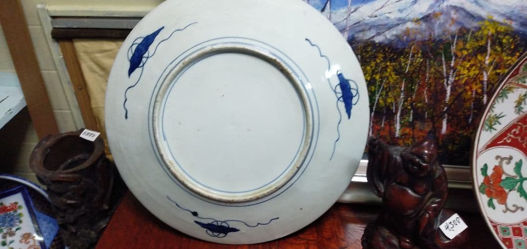 古伊万里の大皿です37センチです 美術品・アンティーク・コレクション