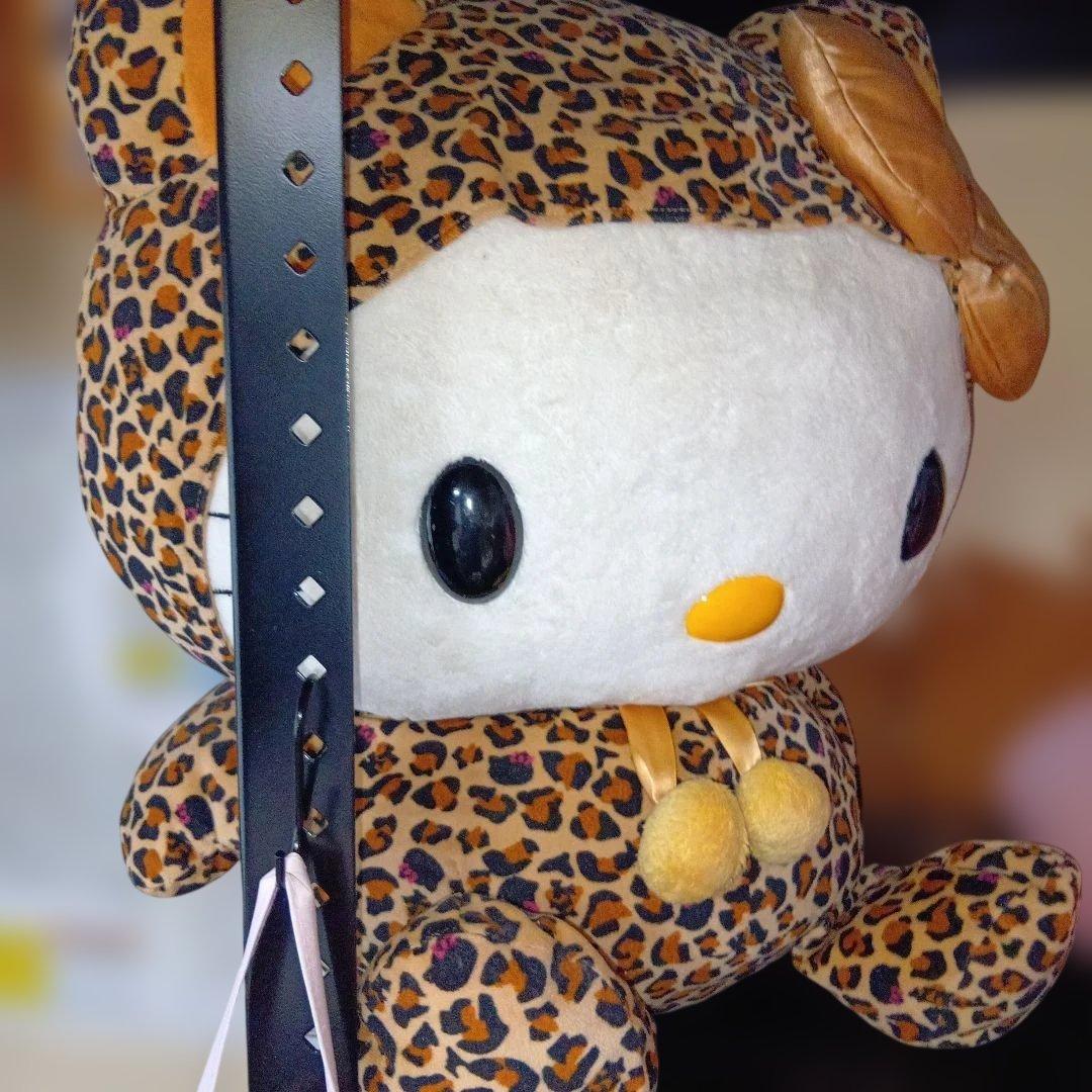 セールハローキティ ぬいぐるみBIGヒョウ柄2005年ビンテージレア