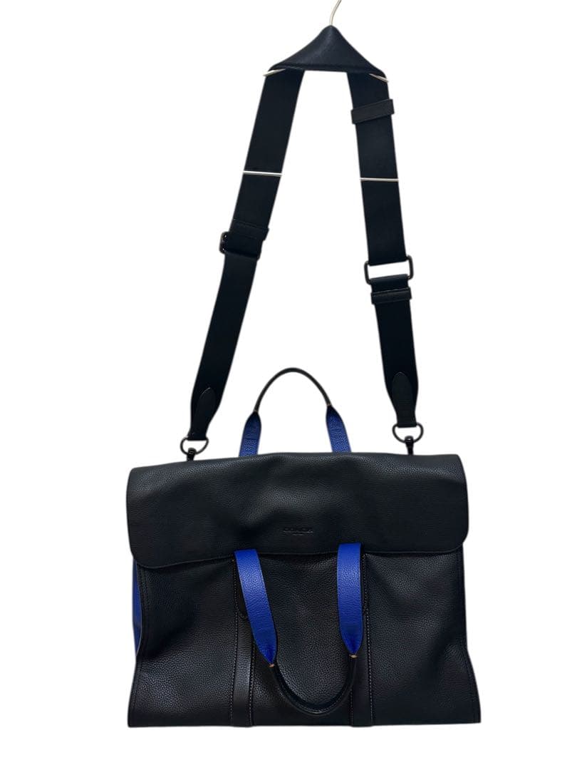 COACH ビジネスバッグ 黒 紐付き