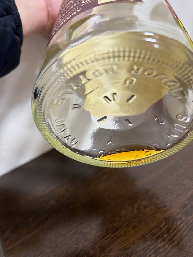 山崎 シングルモルトウイスキー シェリーカスク2010空瓶