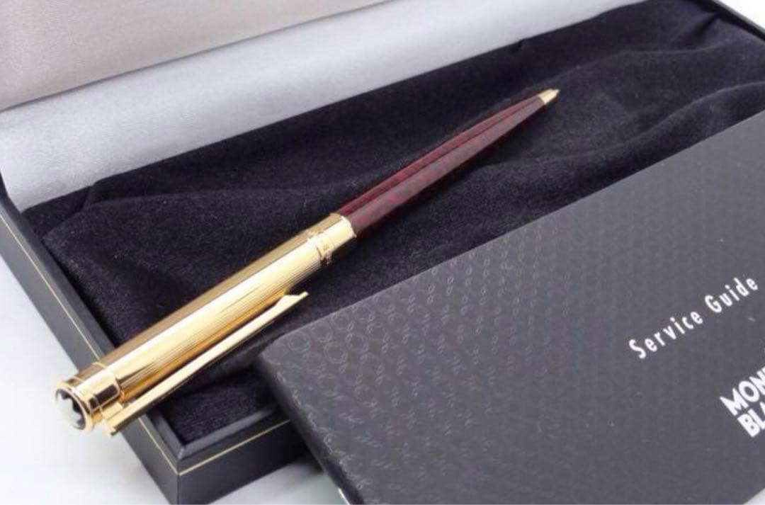 モンブラン ☆未使用に近い金運強運ナポレオン愛用のレッドメノウ