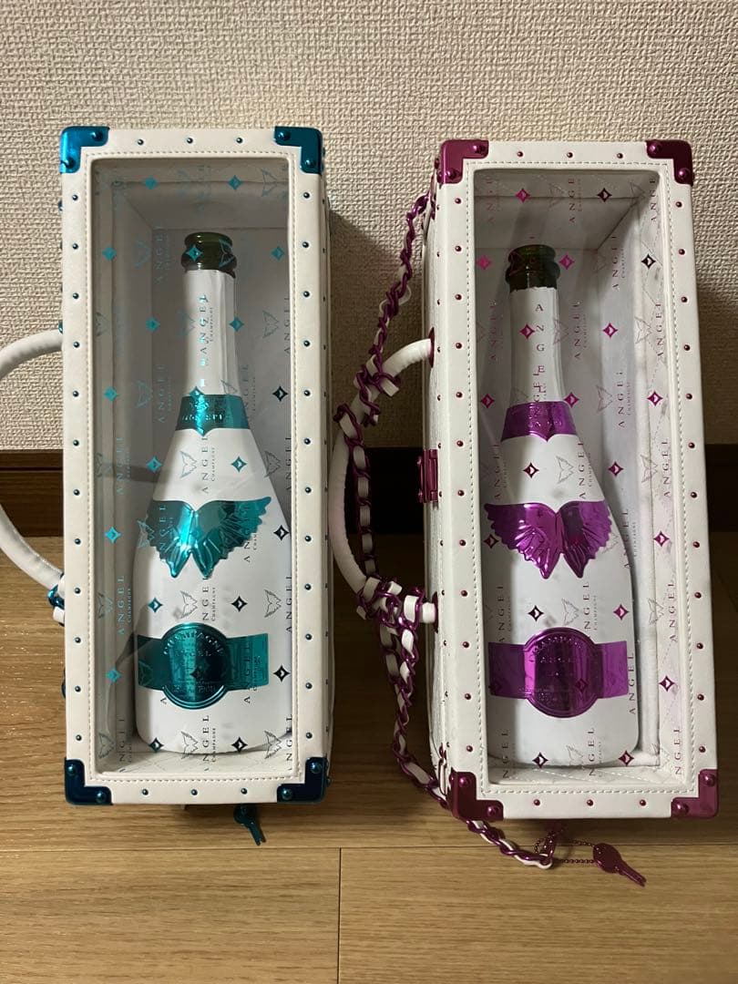 エンジェルシャンパン 空瓶 ケース エンジェル ANGEL シャンパン 空箱